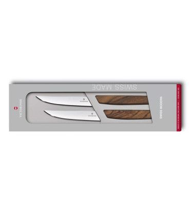 Juego de cuchillos de MESA "SWISS MODERN WOOD" VICTORINOX 6.9000.12G