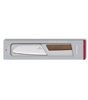 CUCHILLO SANTOKU "SWISS MODERN WOOD" VICTORINOX 6.9050.17KG