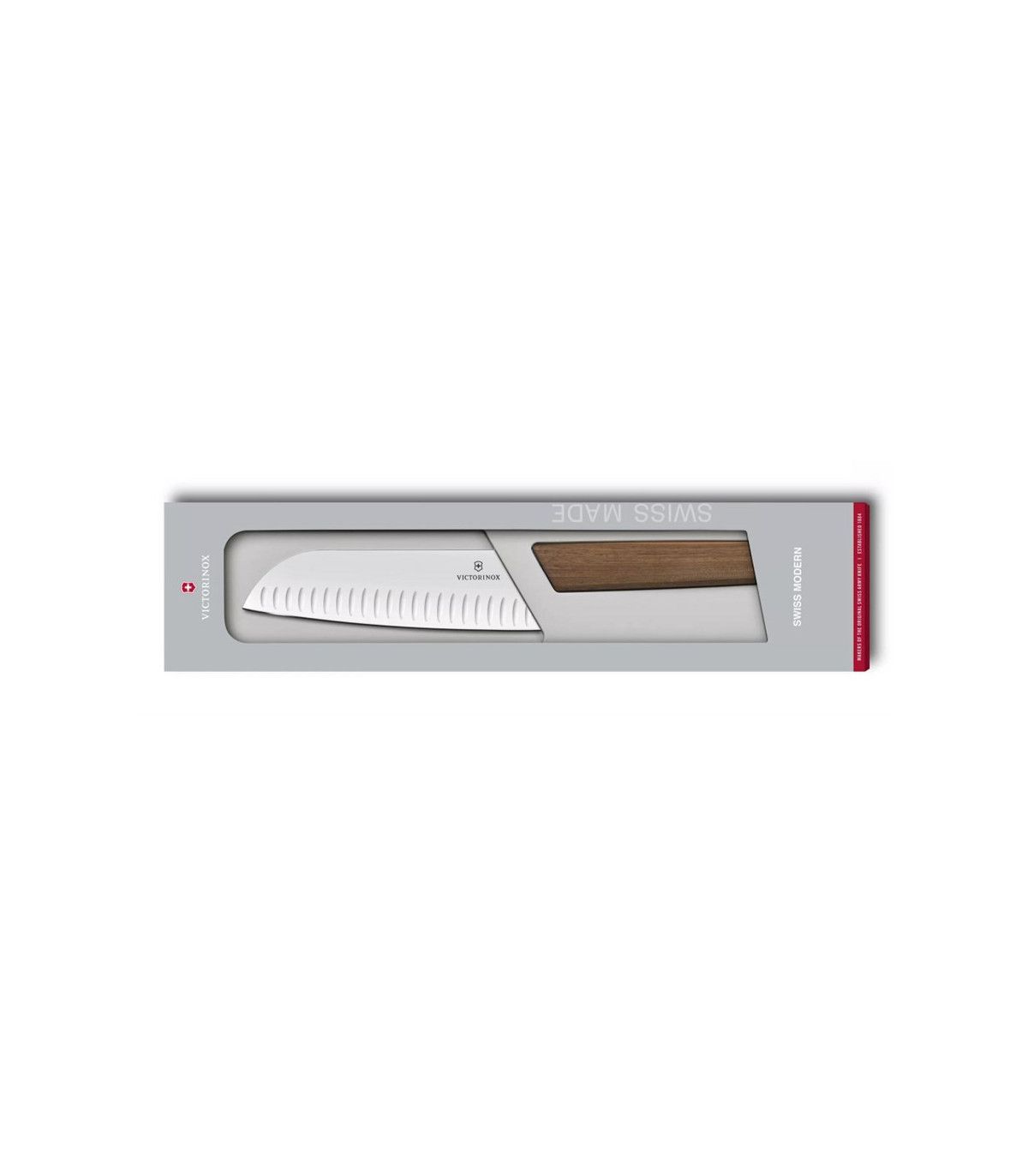 CUCHILLO SANTOKU "SWISS MODERN WOOD" VICTORINOX 6.9050.17KG