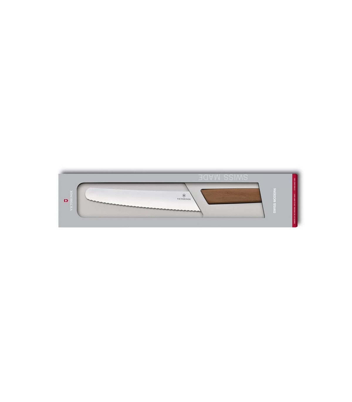 CUCHILLO PANERO "SWISS MODERN WOOD" VICTORINOX 6.9070.22WG