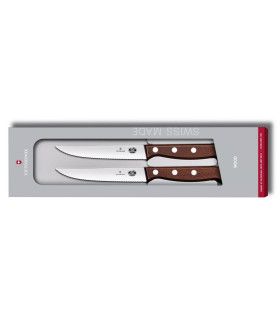 JUEGO DE CUCHILLOS DE MESA SERRADO  VICTORINOX 5.1230.12G