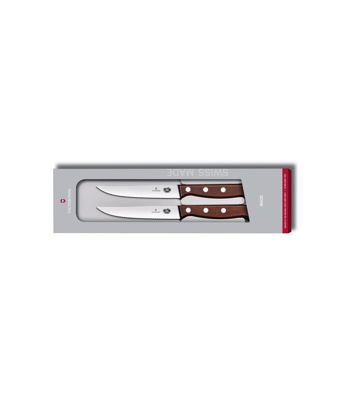 JUEGO DE CUCHILLOS DE MESA SERRADO  VICTORINOX 5.1230.12G