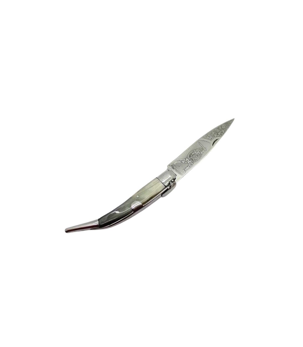 NAVAJA ARTESANA ESPADA TORO "GUERRERO"  R.BUSTOS