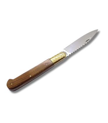 NAVAJA CABRITERA MADERA DECORADA INOX JJ.MARTINEZ 37