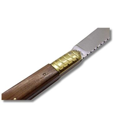 NAVAJA CABRITERA MADERA DECORADA INOX JJ.MARTINEZ 37
