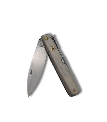 NAVAJA ARTESANA DE LUJO "MACHETE CIERVO PULIDO" CELAYA CA-41