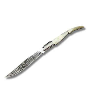 NAVAJA ARTESANA ÁRABE COLECCIÓN TORO GRABADA JJ.MARTINEZ 100TGR