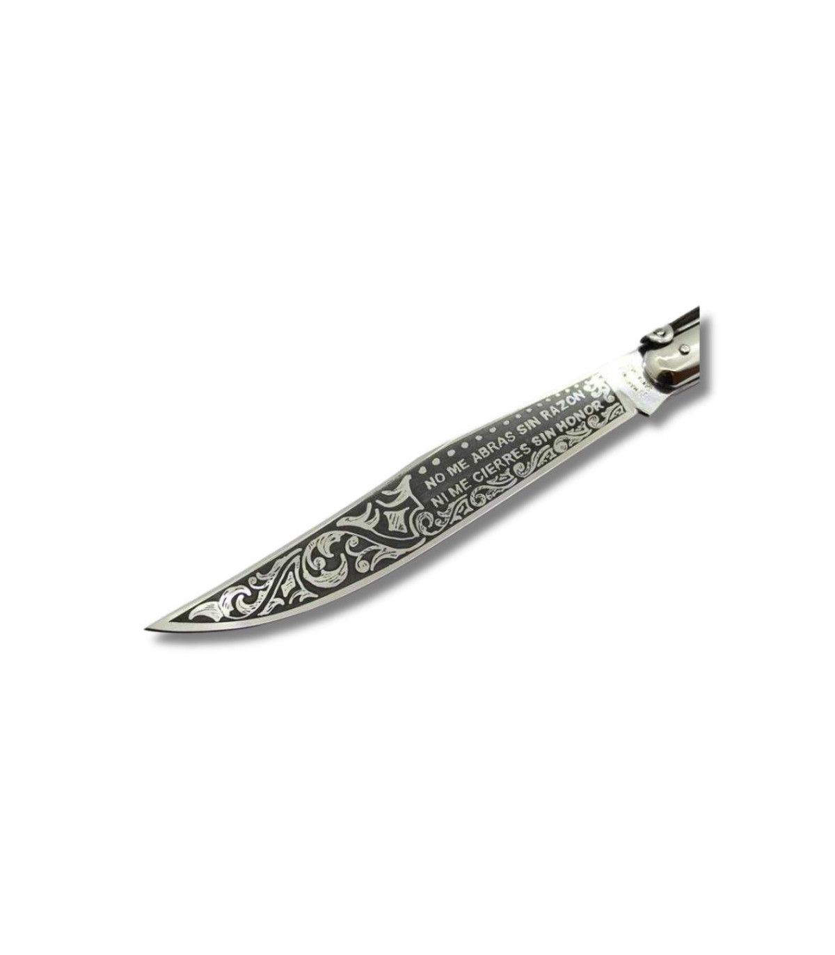 NAVAJA ARTESANA ÁRABE COLECCIÓN TORO GRABADA JJ.MARTINEZ 100TGR