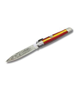 NAVAJA PERSONALIZADA ESPAÑA "REGALO DE NAVIDAD" JJ.MARTINEZ