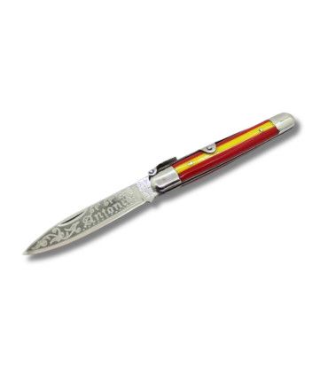 NAVAJA PERSONALIZADA ESPAÑA "REGALO DE NAVIDAD" JJ.MARTINEZ