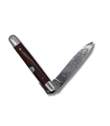 Navaja Machete madera GRABADA CABALLO JJ.MARTINEZ