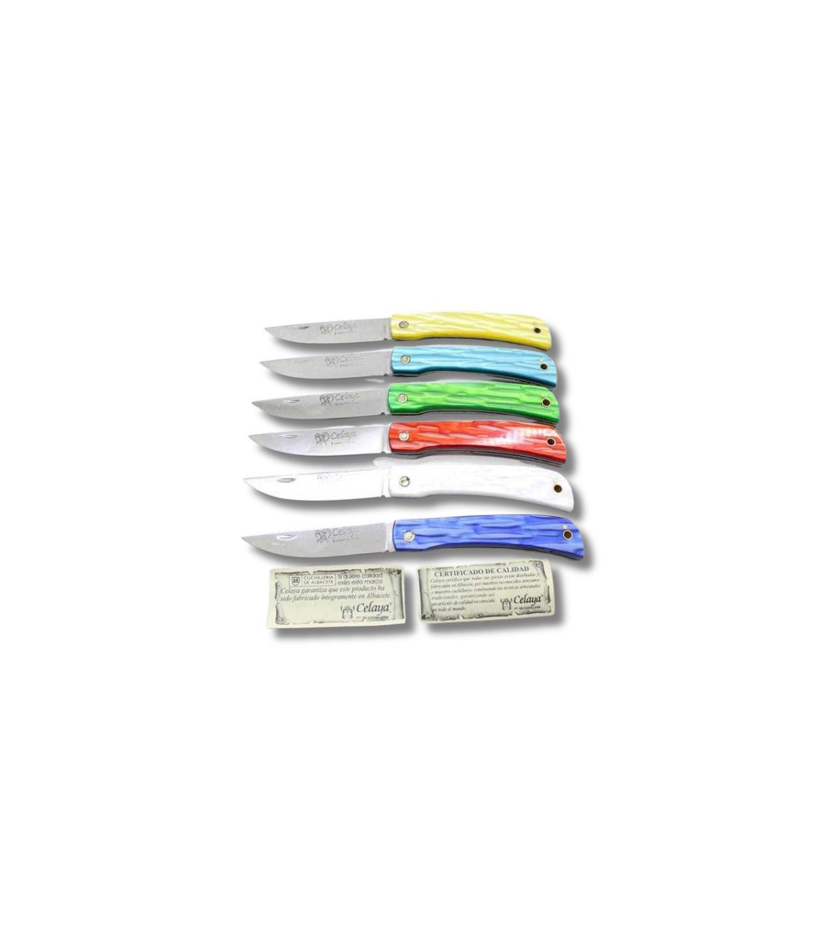 NAVAJA ARTESANA "CAMPAÑA ACRÍLICO BLANCO" CELAYA por 25,10 €