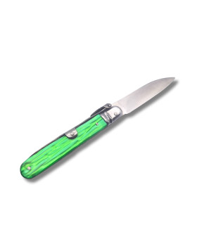 NAVAJA ARTESANA CELULOIDE VERDE R.BUSTOS 4A