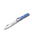 NAVAJA ARTESANA CELULOIDE AZUL R.BUSTOS 6