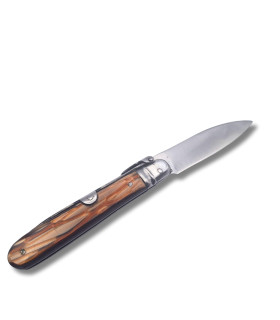NAVAJA ARTESANA CELULOIDE MARRON R.BUSTOS 7A