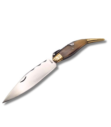 NAVAJA ARTESANA ESPADA TORO R.BUSTOS 14
