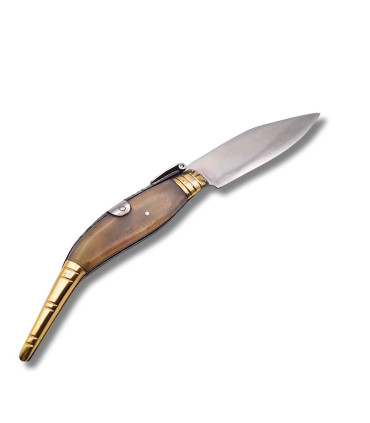 NAVAJA ARTESANA ESPADA TORO R.BUSTOS 14A