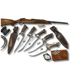 CUCHILLO DE LUJO "AFRICAN SAFARI SERIES ELEPHANT" MUELA F