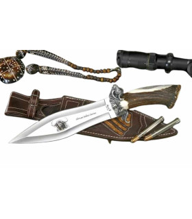 CUCHILLO DE LUJO "AFRICAN SAFARI SERIES BUFFALO" MUELA A