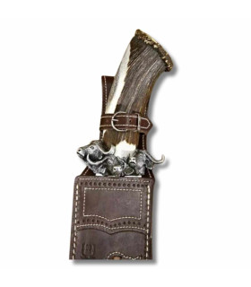 CUCHILLO DE LUJO "AFRICAN SAFARI SERIES BUFFALO" MUELA B