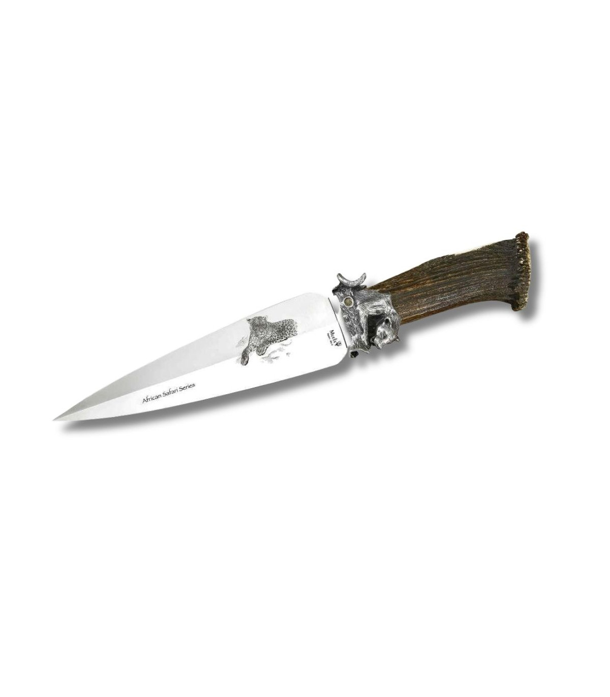 CUCHILLO DE LUJO "AFRICAN SAFARI SERIES LEOPARD" MUELA