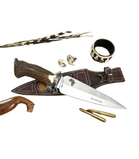 CUCHILLO DE LUJO "AFRICAN SAFARI SERIES LEOPARD" MUELA A