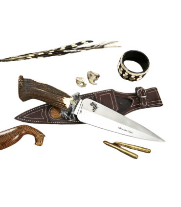 CUCHILLO DE LUJO "AFRICAN SAFARI SERIES LEOPARD" MUELA A