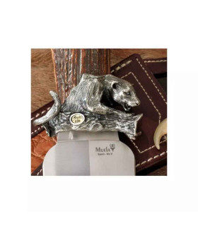 CUCHILLO DE LUJO "AFRICAN SAFARI SERIES LEOPARD" MUELA E