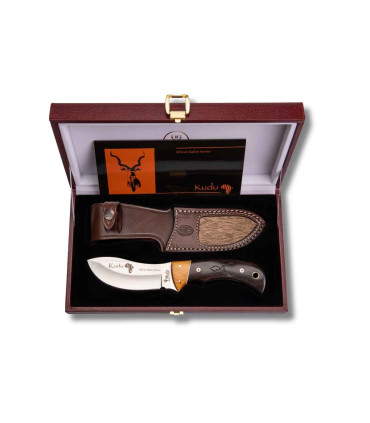 CUCHILLO DESOLLADOR DE LUJO "AFRICAN SAFARI SERIES KUDU" MUELA D