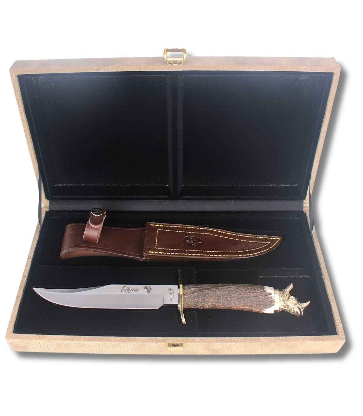CUCHILLO DE MONTE "SERIE AFRICA RINOCERONTE" MUELA C