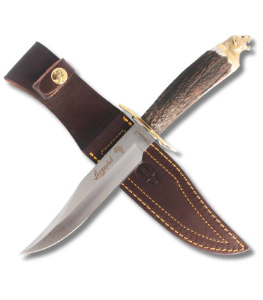 CUCHILLO DE MONTE "SERIE AFRICA LEOPARDO" MUELA A