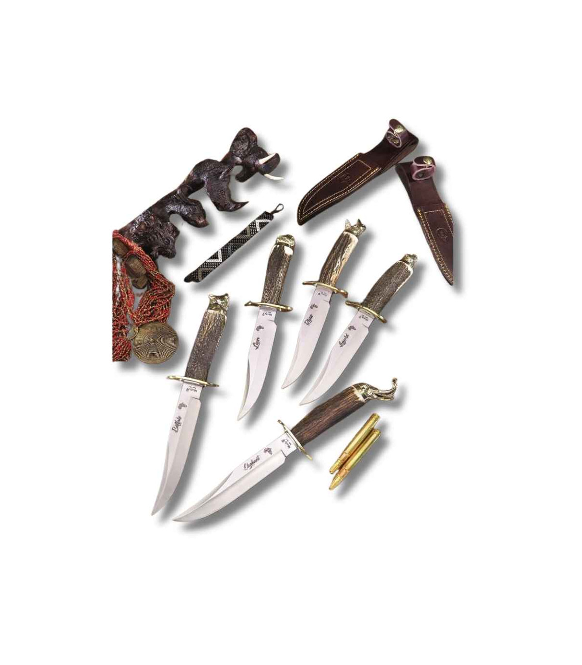 CUCHILLO DE MONTE "SERIE AFRICA ELEFANTE" MUELA D