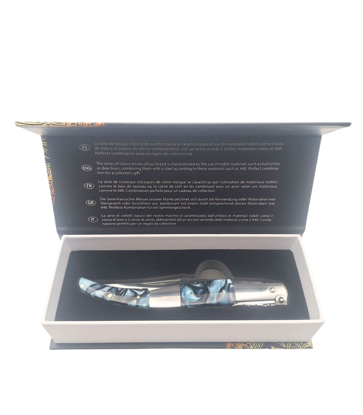 NAVAJA ARABE ACRILICO AZUL THIRD N53A D