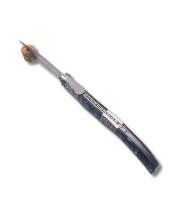 NAVAJA ARABE DECORADA ACRILICO AZUL THIRD N53AD B