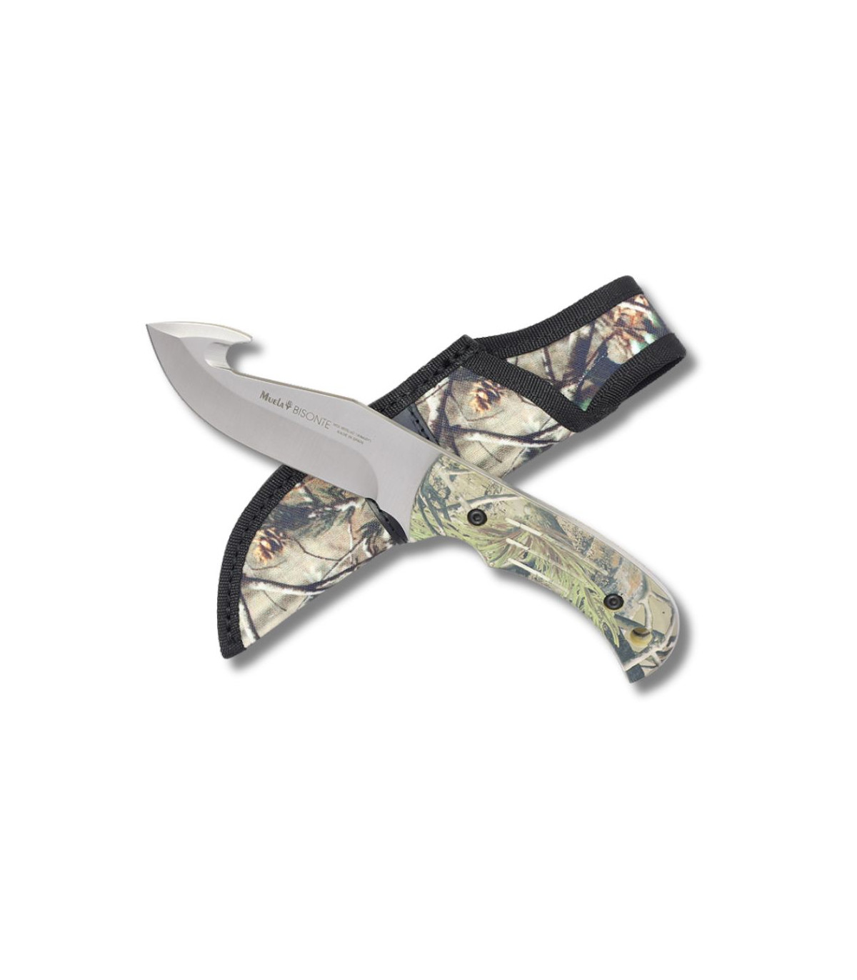 CUCHILLO ENTERIZO DESOLLADOR "BISONTE-11AP" MUELA A