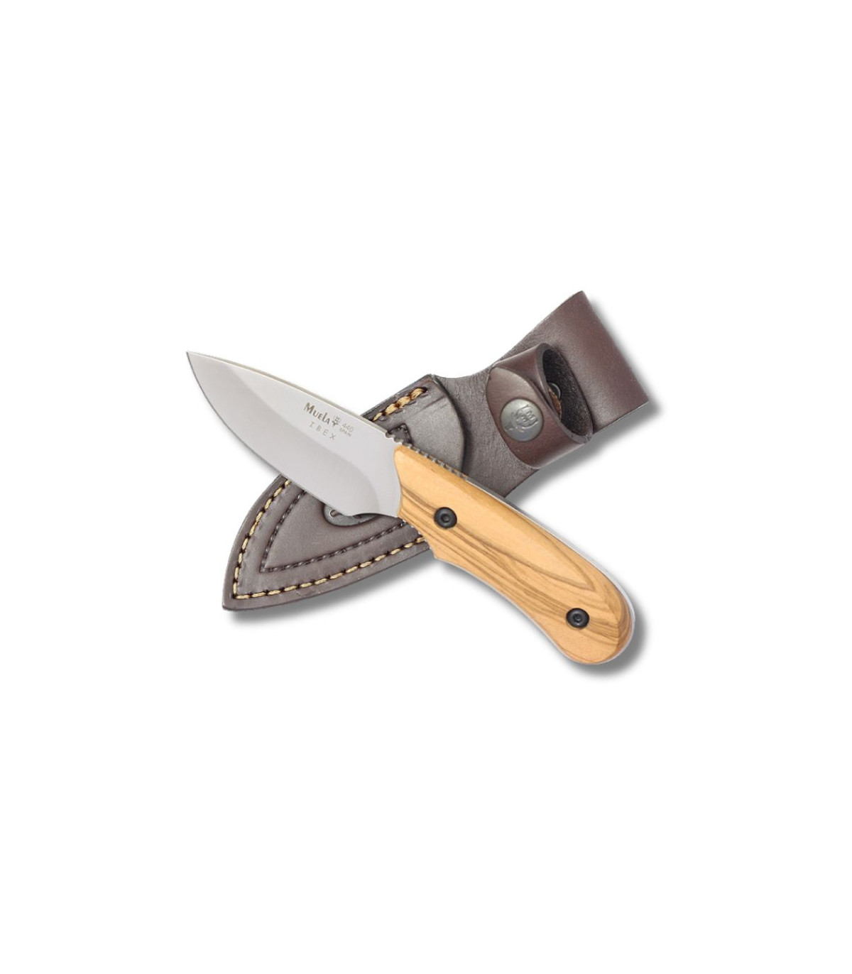 CUCHILLO ENTERIZO DESOLLADOR "IBEX-8OL" MUELA A