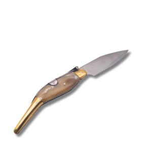 NAVAJA ARTESANA ESPADA TORO R.BUSTOS 22 A