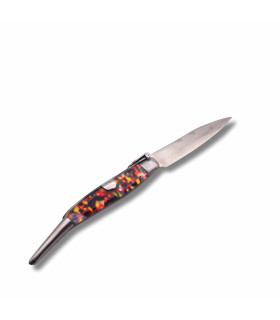 NAVAJA ARTESANA ESPADA IMPRESION DE PISTO R.BUSTOS 1 A