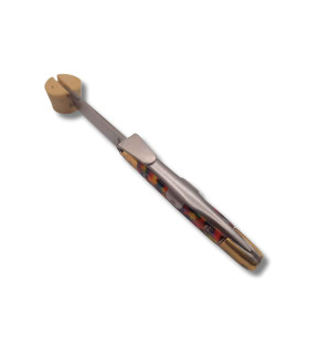 VNAVAJA ARTESANA MACHETE LATON IMPRESION DE PISTO R.BUSTOS 1 B