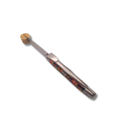 NAVAJA ARTESANA MACHETE IMPRESION DE PISTO R.BUSTOS 1 B