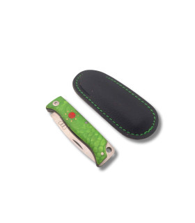 NAVAJA DE BOLSILLO" MT10 JUMA VERDE DECORADA" CUDEMAN 332JVD C