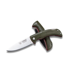NAVAJA DE BOLSILLO "ATHENEA MICARTA VERDE" CUDEMAN 345F