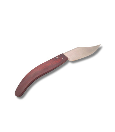 Navaja curva "MADERA PRENSADA CORAL" CALERO CMPCO-7 A