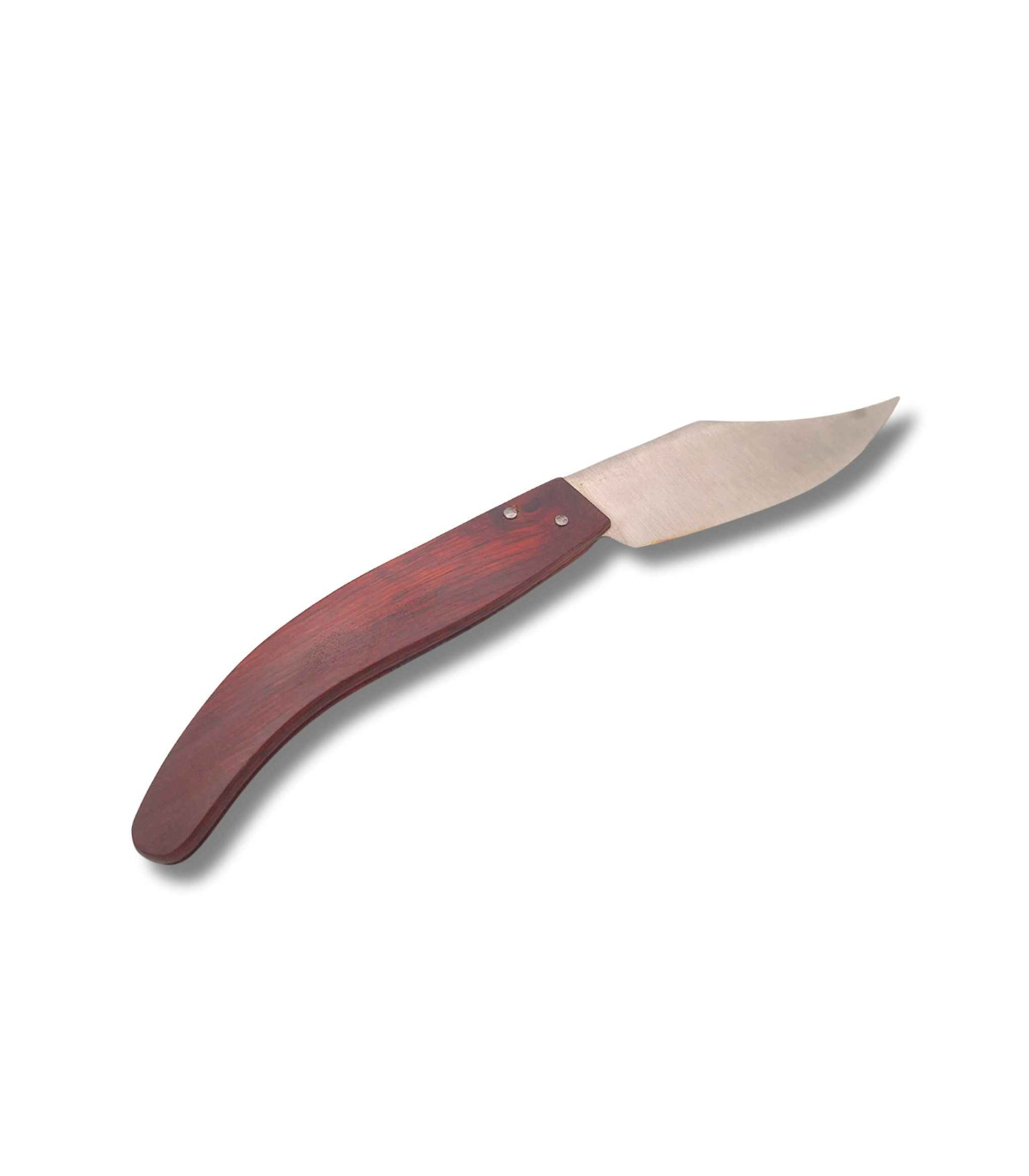 Navaja curva "MADERA PRENSADA CORAL" CALERO CMPCO-7 A