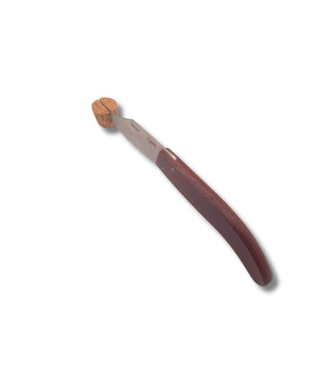 Navaja curva "MADERA PRENSADA CORAL" CALERO CMPCO-7 B