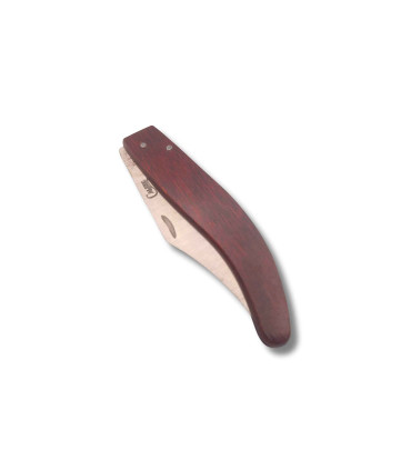 Navaja curva "MADERA PRENSADA CORAL" CALERO CMPCO-7 C