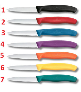 Cuchillo para verdura FILO SERRADO 8 cm "SWISS CLASSIC" VICTORINOX 6.7633
