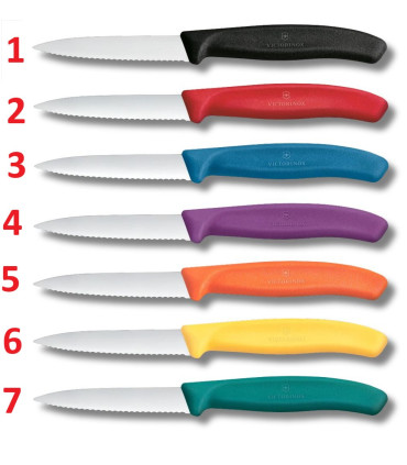 Cuchillo para verdura FILO SERRADO 8 cm "SWISS CLASSIC" VICTORINOX 6.7633