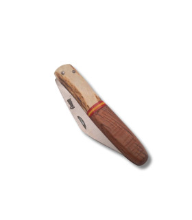 Navaja recta "MADERA CIERVO ESPAÑA" CALERO 1 C