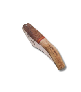 Navaja curva "MADERA CIERVO ESPAÑA" CALERO 1 c